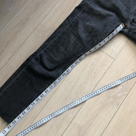 Levi’s Wedgie Skinny Raw Hem Cropped Jeans Size 28 - Picture 7 of 14